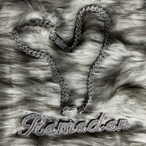 MENS NECKLACE RAMADAN HOLIDAY NECKLACE SILVER WOW!❤️❤️❤️❤️❤️❤️❤️ - Picture 9 of 11